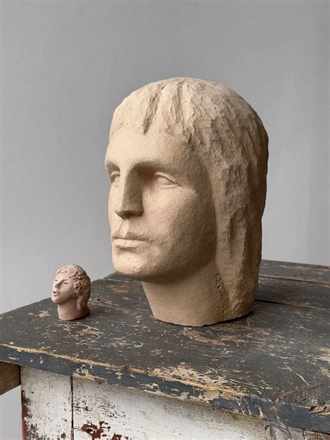 Vintage Large Scale Still Life Painting On Canvas With Nude Sculpture Circa S Portmanteau