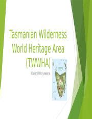 Exploring Tourism Impacts In Tasmanian Wilderness Course Hero