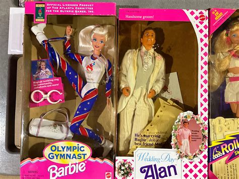 Lot - (5) Vintage Barbies including Alan and Ken