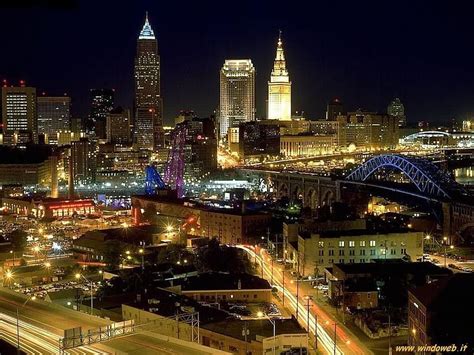 Cleveland Skyline Cleveland Ohio Hd Wallpaper Pxfuel