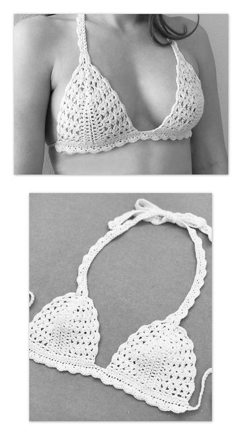 Crochet Bikini Pattern Crochet Lace Bralette Set Lingerie Etsy