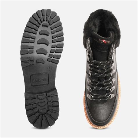 Barbour Waterproof Designer Walking Boots In Black