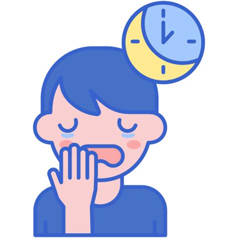 Sleep Deprivation Flaticons Lineal Color Icon