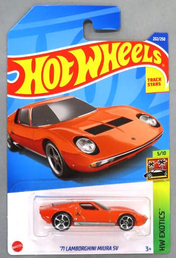 駿河屋 LAMBORGHINI MIURA SV オレンジ Hot Wheels HW EXOTICS HCV M C ホットウィールhotwheels