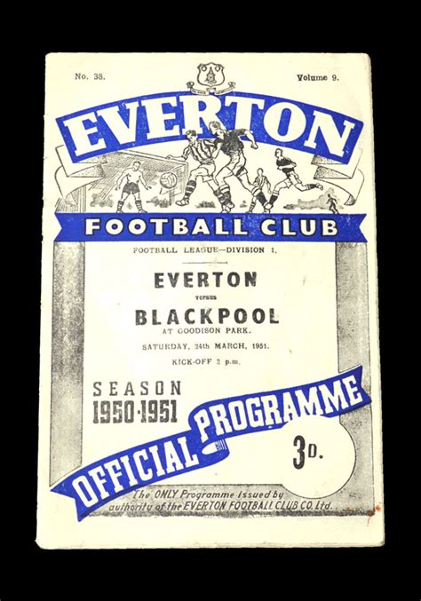 The Programmes 195051 10 Footballs
