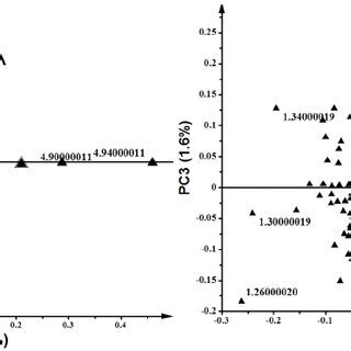 Principal Component Analysis PCA Loadings Plots Of 1 H NMR Spectral