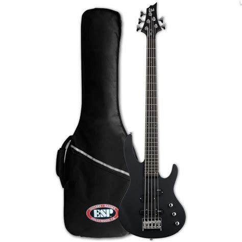 Buy Esp Ltd B 15 5 String Electric Bass Guitar Black Satin Open Box