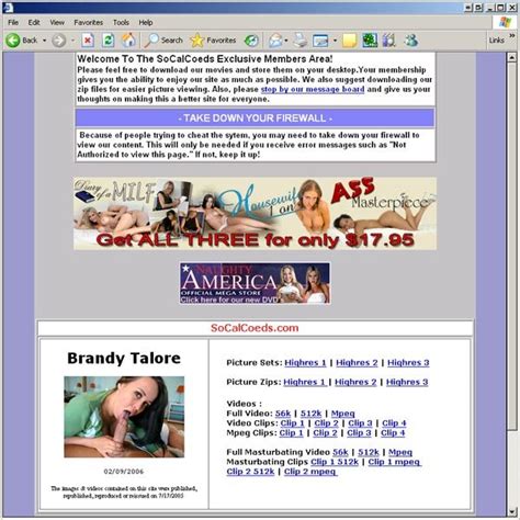 Freeones Gives Porn Site Socal Coeds An Overall Review Rating Of