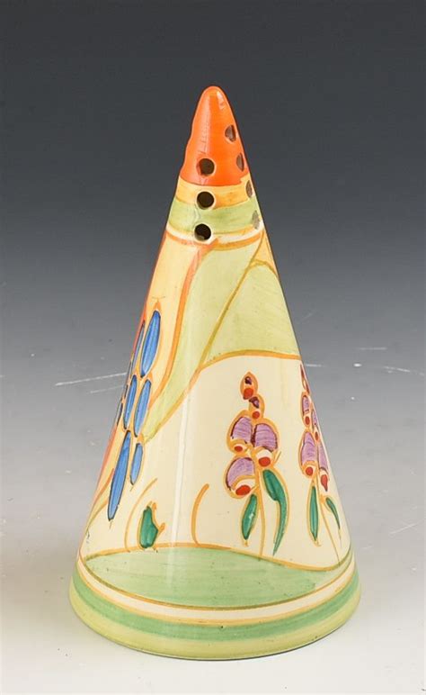 Clarice Cliff Windbells Conical Sugar Shaker C1933