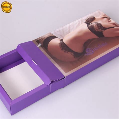 Sinicline Newly Developed Lace Series Women Lingerie Package Box Lingerie Package Box And