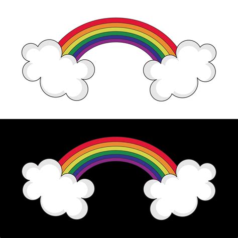 rainbow logo design template  vector art  vecteezy