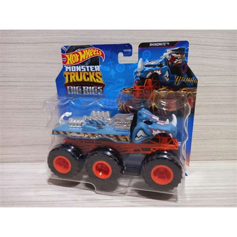 Hot Wheels Monster Trucks Big Rigs Rhinomite Original Shopee Brasil