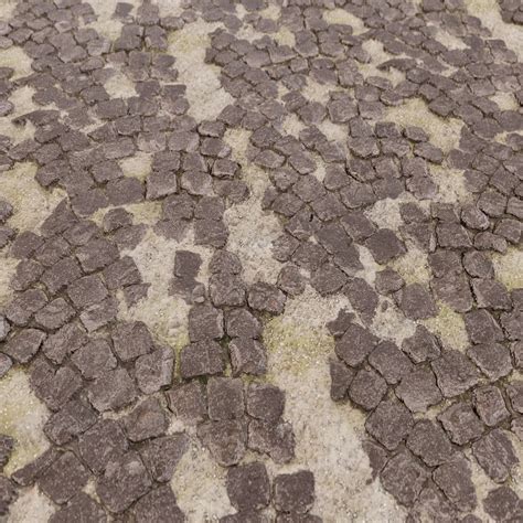 Weathered Mossy Cobblestone Texture 5273 - LotPixel