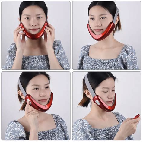 Массажёр для лица CkeyiN EMS V-Face формирующий светодиодный лифтинг ...