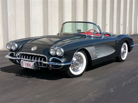 Charcoal 1958 Chevrolet Corvette