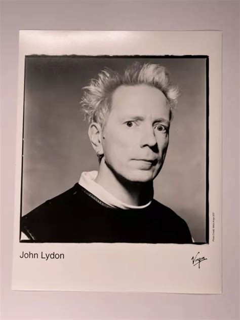 John Lydon Sex Pistols Photo Johnny Rotten Original Black And White Promotion
