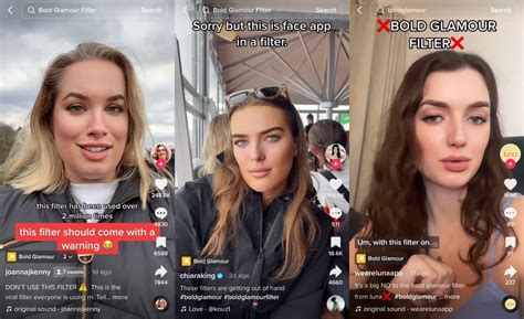 Bold Glamour Como Usar O Filtro Da Beleza No Tiktok