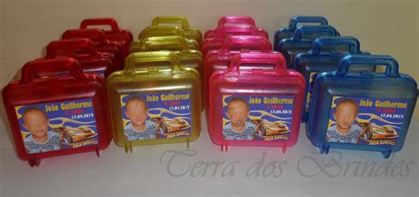 Terra Dos Brindes Maletinha De Acrilico Tema Hot Wheels