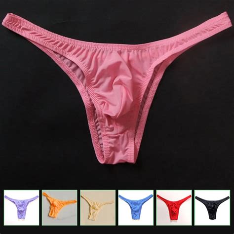 String En Ique Dex Et Nylon Pour Homme Gay Sous V Tement Sexy Convexe Bikini