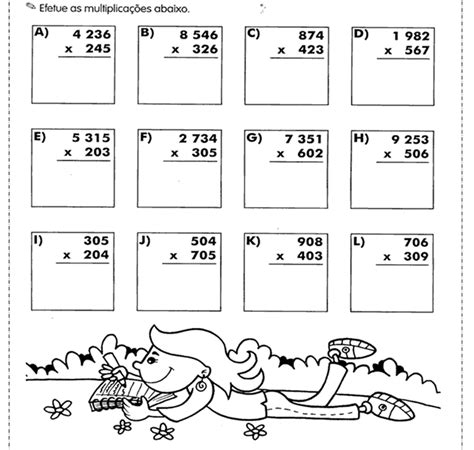 Atividade De Matemática 6 Ano Com Gabarito