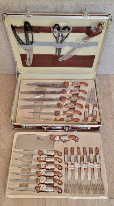 Pradel France Et Laguiole Knife Case And Cutlery Set Catawiki