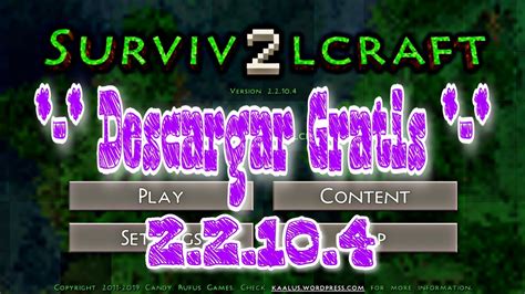 Survivalcraft 2 Apk Full Version - DESCARGAR SURVIVALCRAFT 2.2.10.4 GRATIS - ABRIL 2020 - ANDROID FULL APK ...