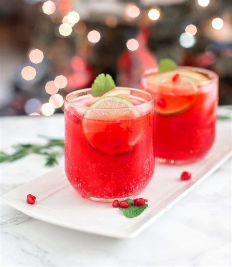 Pomegranate Citrus Mocktail Perfect For Holidays A Helicopter Mom