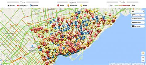 This map shows every current road restriction in Toronto | News