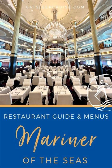 Mariner of the Seas Restaurant Guide with Menus - EatSleepCruise.com