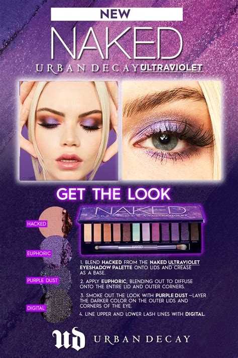 Naked Ultraviolet Eyeshadow Palette Eye Makeup Urban Decay Naked Makeup Purple Eye Makeup