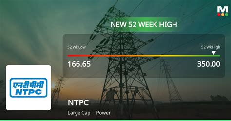 Ntpc Ltd Reaches New Milestone With Week High Stock Price And