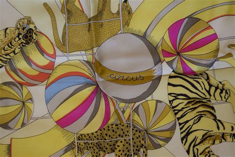 Silk Scarf Hermès Paris Circus Lyca Gallery