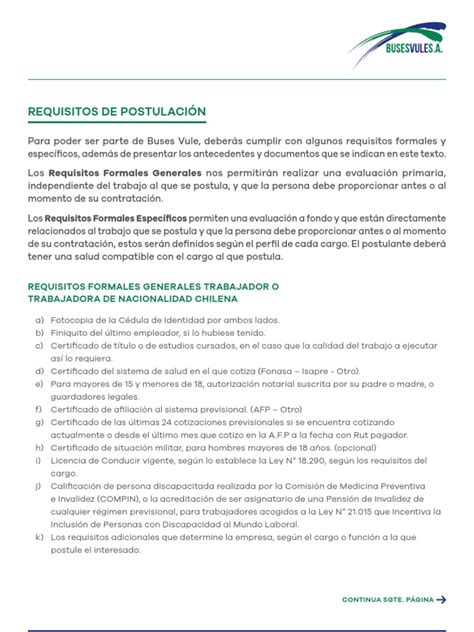 Requisitos Generales Junio Pdf