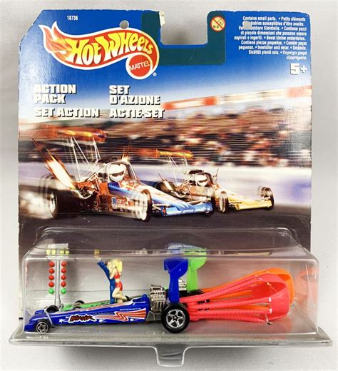Mattel Hot Wheels Drag Racing Set Action Ref 18736 1997