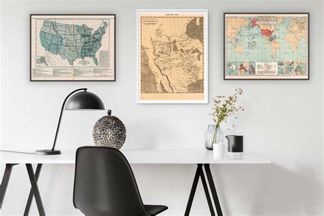 Map Vintage World Exclusive Poster Graphic by derulostereo · Creative ...