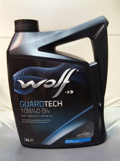 Купить Масло моторное WOLF Guardtech 10W40 4л, цена 840 ₴ — Prom.ua (ID ...