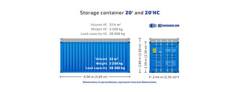 Shipping Container 20 Hc Hz Hz