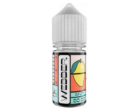 Солевая жидкость Webber Salt Mango Papaya 30 мг 30 мл Манго и папайя