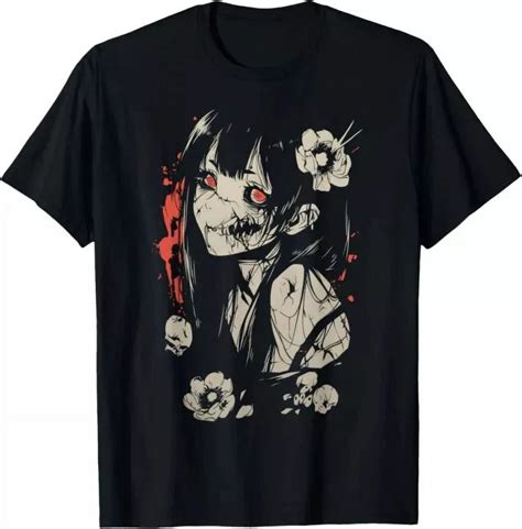 Hot Trending T Shirt With Horror Anime Manga Japan Japanese Creepy