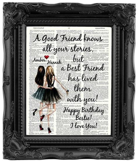 Best Friend BIRTHDAY Gift Best friend Gift Personalized Best ...