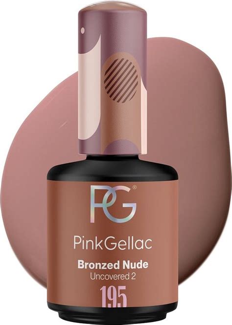 Pink Gellac Bronzed Nude Gellak Ml Bruine Gel Lak Nagellak Gelnagels Bol