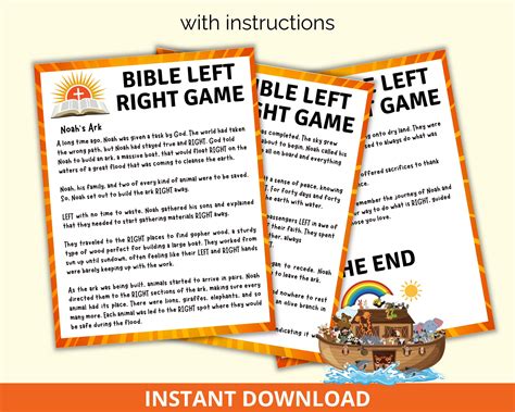 Church Left Right Game | Church Gift Exchange Game | Sunday School