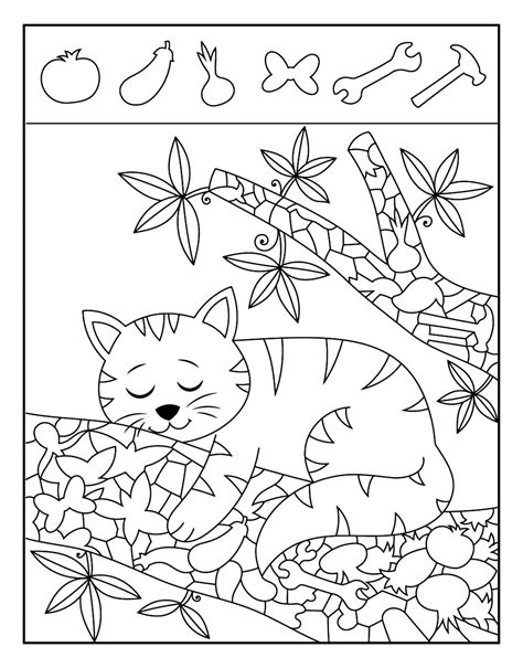 Раскраски Находилки распечатать бесплатно