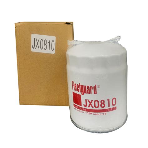 Heavy-duty vehicles Fleetgaurd JX0810 Universal Oil Filter For Loader ...