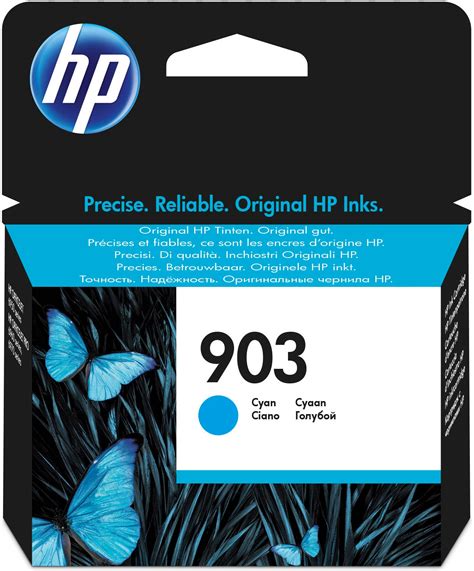 HP 903 Cyan Original Ink Cartridge – Transparent