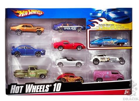 Automodelių rinkinys 10 vnt Hot Wheels 54886 kaina pigu lt