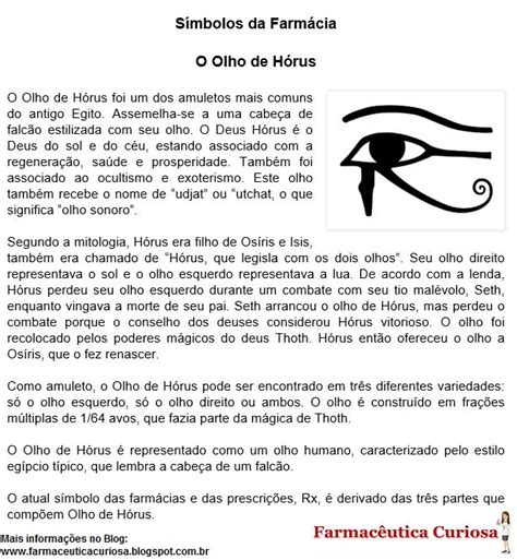 Simbolos E Significados Do Olho Egipcio