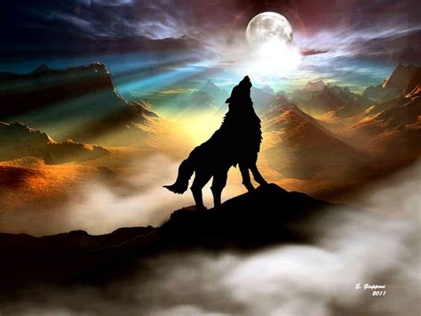 Full Moon Werewolf Howling