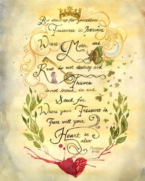 Items Similar To Treasures In Heaven 8x10 Print On Etsy