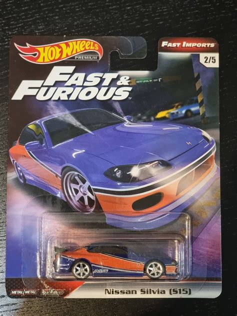 Hot Wheels Fast And Furious Fast Imports Nissan Skyline R Nissan Silvia S Ford Escort